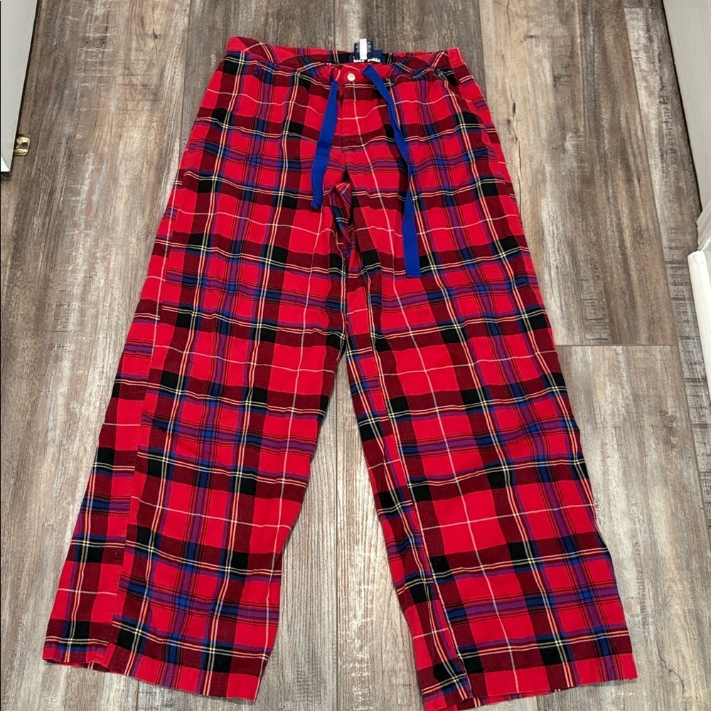 Ralph Lauren red plaid flannel pj pants small